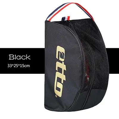 Professional 1 Pair Sports Shoes Storage Bag Men Women Easy To Carry Breathable Sneakers Bag For Sports Gym Travel HAB602 - Цвет: black