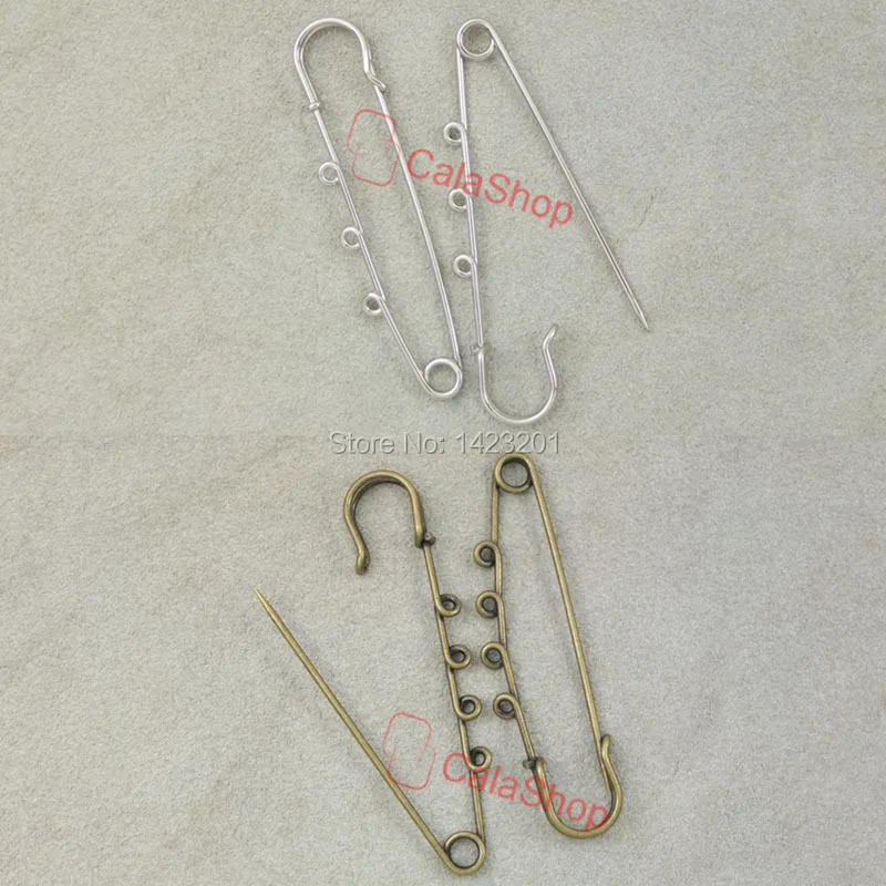 20pcsLot375mmLARGEOVERSIZEDMETALRUSTSAFETYPINS2colorchoice