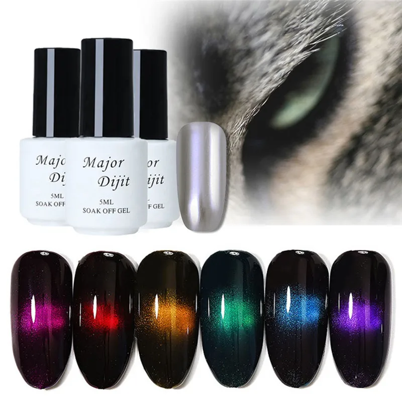3D Chameleon Cat Eye Nail Gel Polish Aurora Series 5ml Varnish