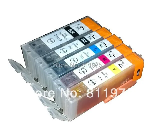 15pcs PGI-250 CLI-251 ink cartridge For canon PIXMA MG5420 MG5422 MG5520 MG5522 MG6420 IP7220 MX722 MX922 IX6820 printer | Компьютеры и