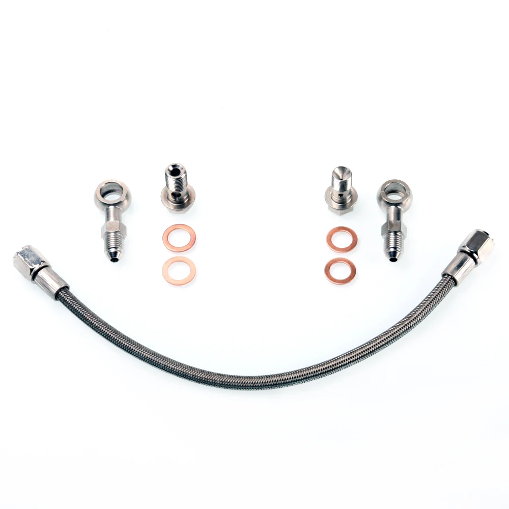 

Kinugawa Turbo Oil Feed Line Kit for SUBARU EJ20 EJ25 for IHI VF30 VF35 VF37