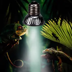 Новые ультрафиолетовые лампы для рептилий UVA + UVB 3,0 нагревательная лампа полный спектр Sunlamp Basking Pet Брудер лампа для обогрева 25 Вт 50 Вт 75 Вт