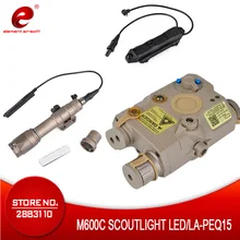 Element Airsoft тактический флэш-светильник Surefir M600 для охоты PEQ-15 Красный ИК лазерный светильник Armas Softair оружейный пистолет светильник PEQ 15