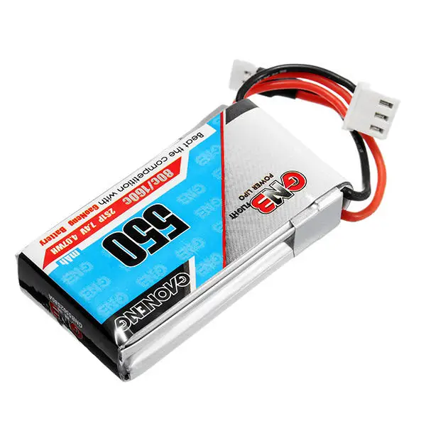 

4PCS Gaoneng GNB 550mAh 2S 7.4V 80C/160C HV Lipo battery XT30 JST PH2 Plug for iFlight CineBee Betafpv Cine Whoop Beta FPV Drone