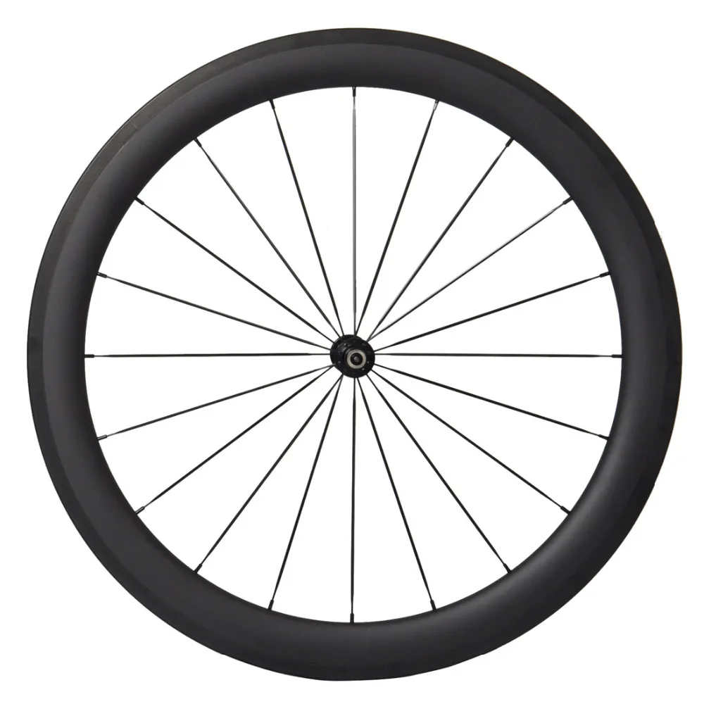 56 мм карбоновый клинчер колеса велосипеда дорога TT CX велосипед 700C матовый UD 27 мм обод Novatec CN спицы