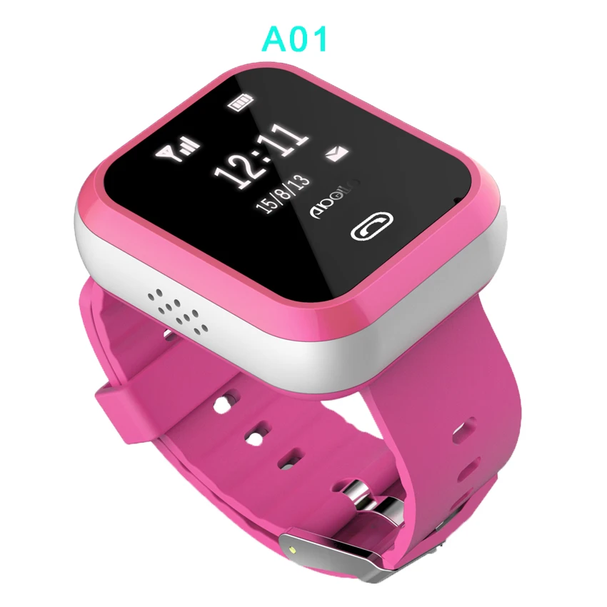 2017 GPS Tracking Watch-M01-GPS, WIFI, LBS location,SOS function, Geo-Fence, Two