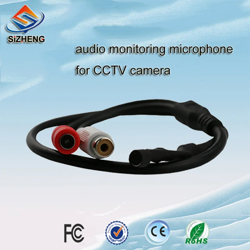 

SIZHENG SIZ-110 CCTV microphone security system sound pick-up low noise mic surveillance device for ip camera