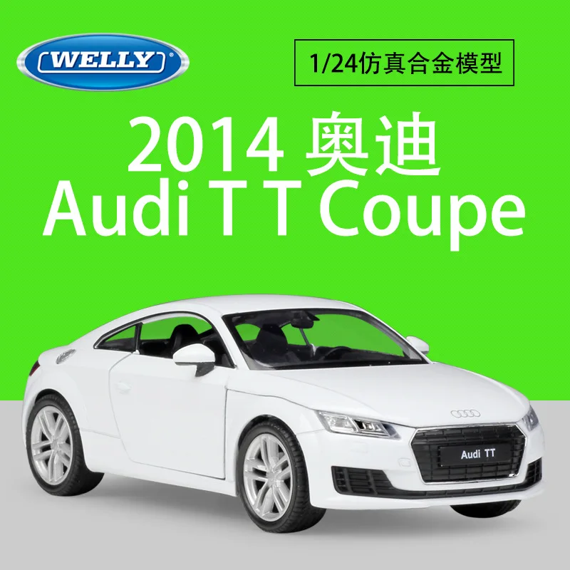 Модель автомобиля WELLY 1:24 Audi 2014 TT Coupe из сплава|Наземный транспорт| |