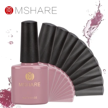 

MSHARE Gel Beauty Choices Colored Gel Nail Manicure UV LED Gel Nail Polish 8ml Health Gel Varnishes Color 53