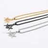 Stainless Steel Masonic Symbol Pentagram religion Jewelry Men's Rolo CHAIN necklace 3