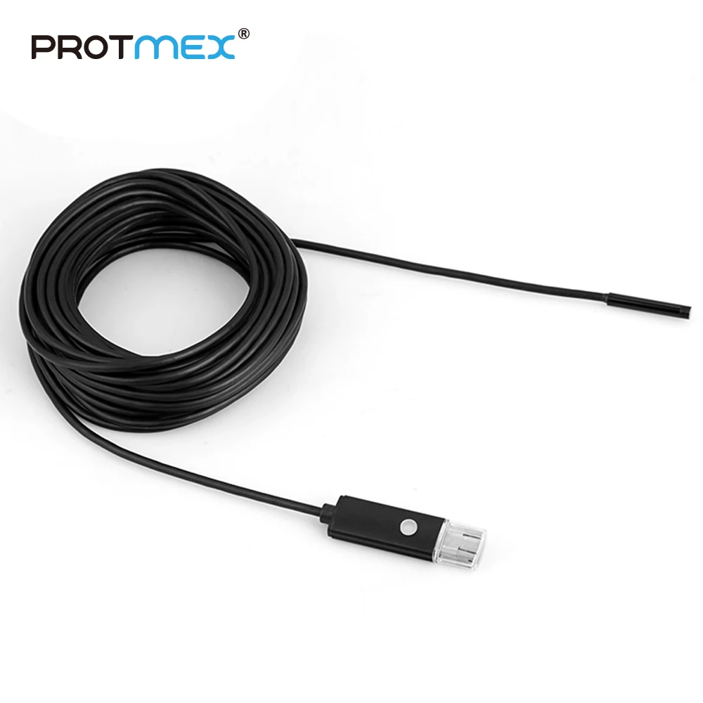

7mm Lens 5M 2 in 1 Mini USB Endoscope for Android Phones Borescope Tube Inspection Camera 6 LEDS Web Camera for PC