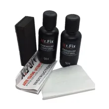 Cura dell’auto Placcatura liquido 50 ml + 50 ml Mr fix9H Auto Ossidazione Liquido In Ceramica Cappotto Super Idrofobo di Rivestimento di Vetro Set dropship d20