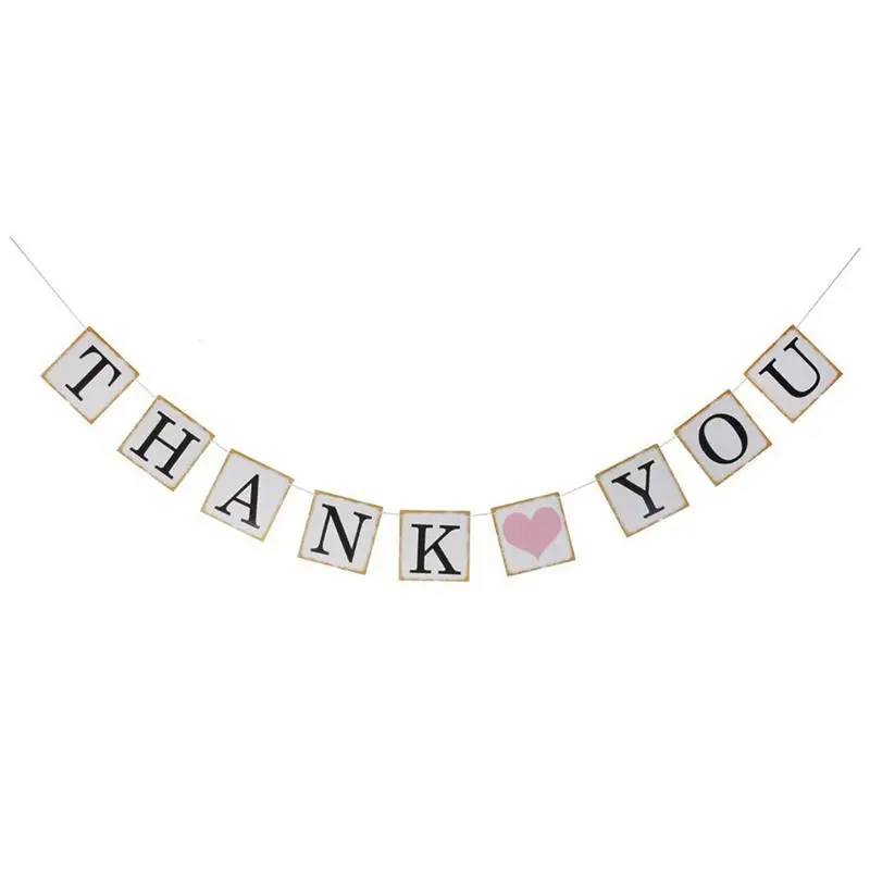 

THANK YOU Happy Thanksgiving Banner Bunting Party Decorations Garlands
