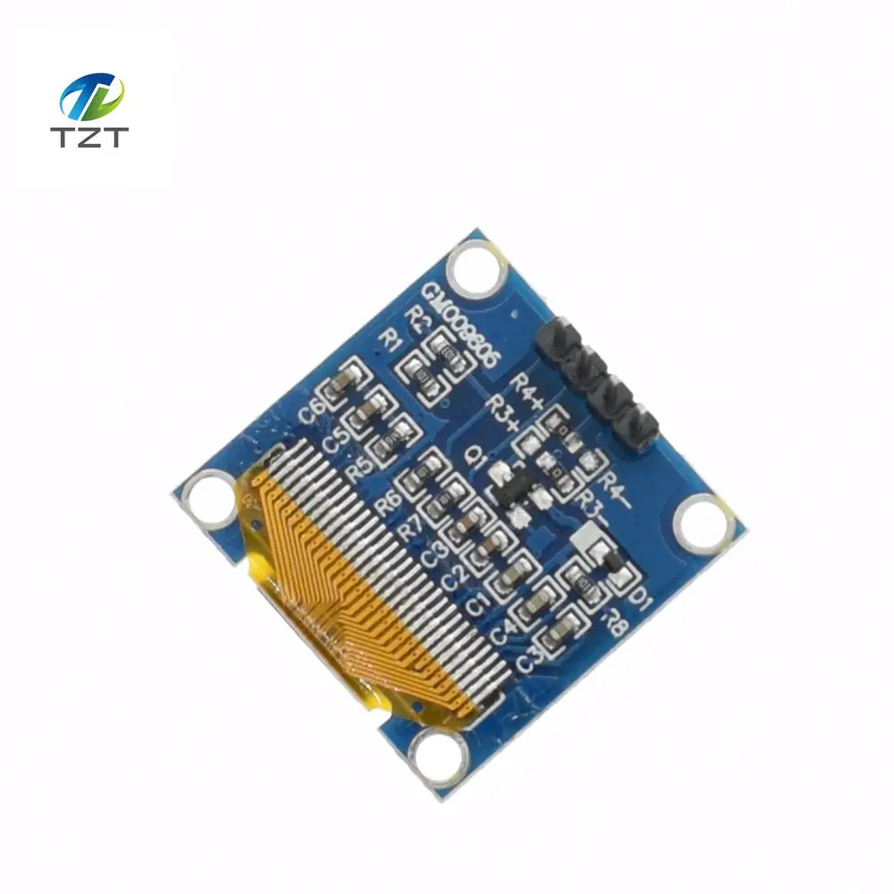 1pcs White  Blue and Yellow Blue color 0.96 inch 128X64 OLED Display Module For arduino 0.96 IIC SPI Communicate