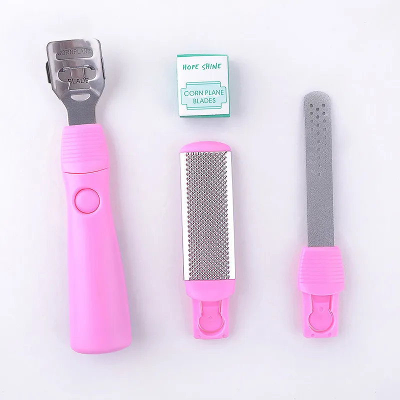

Multifunction Quality Nail Art Tools Foot Hard Skin Dead Skin Scraper Foot Rasp Callus Shaver Remover Pedicure Started Kit