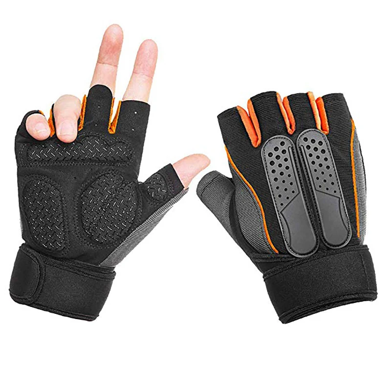 Sports Gym Gloves for Powerlifting Bodybuilding Training Exercise Men Weights Lifting Gloves Workout Gloves Gym Dumbbell Guantes