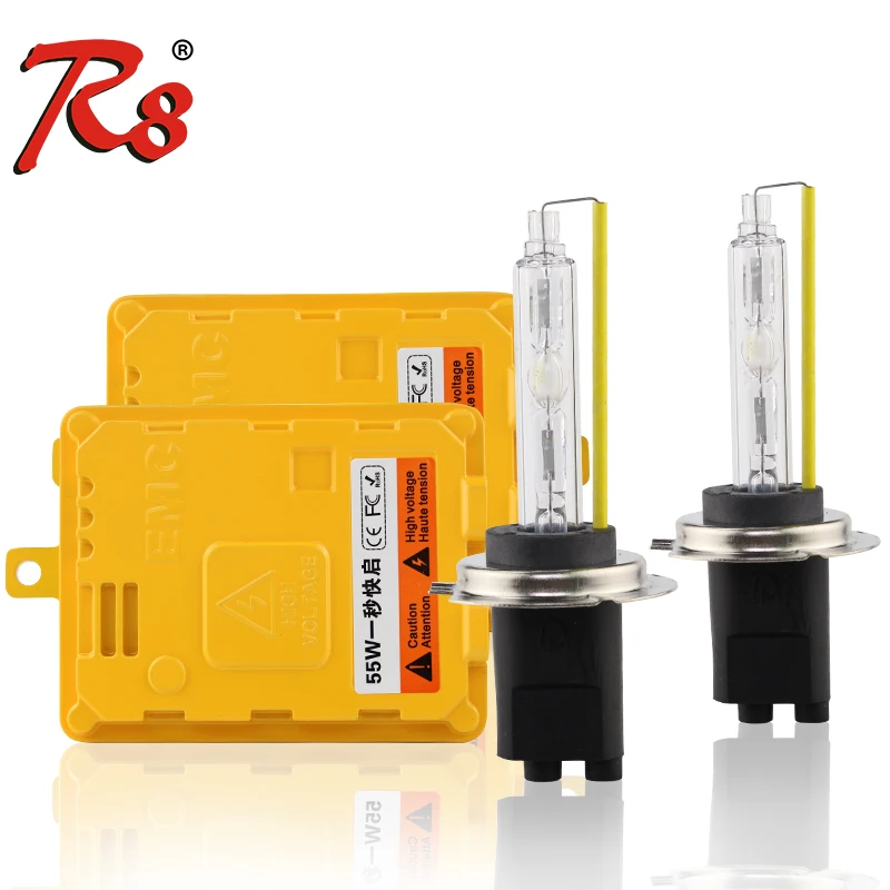HID Xenon набор 2x балласты лампы K35 55 Вт 12 В Быстрый Яркий ксеноновый конверсионный