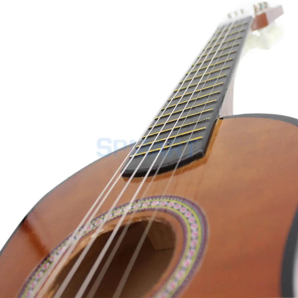 23inch 6 String Acoustic Guitar with Pick Strings for Beginner Kids Adults Musical Gift