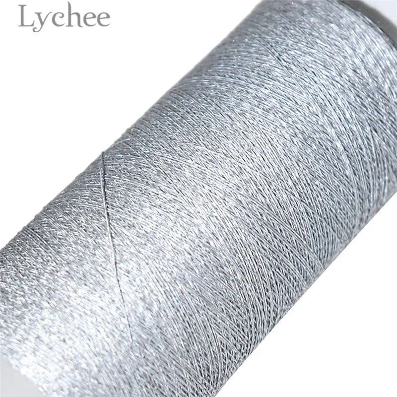 Светоотражающая Полиэстеровая швейная нить Lychee Life 1000 м вышивка для шитья своими