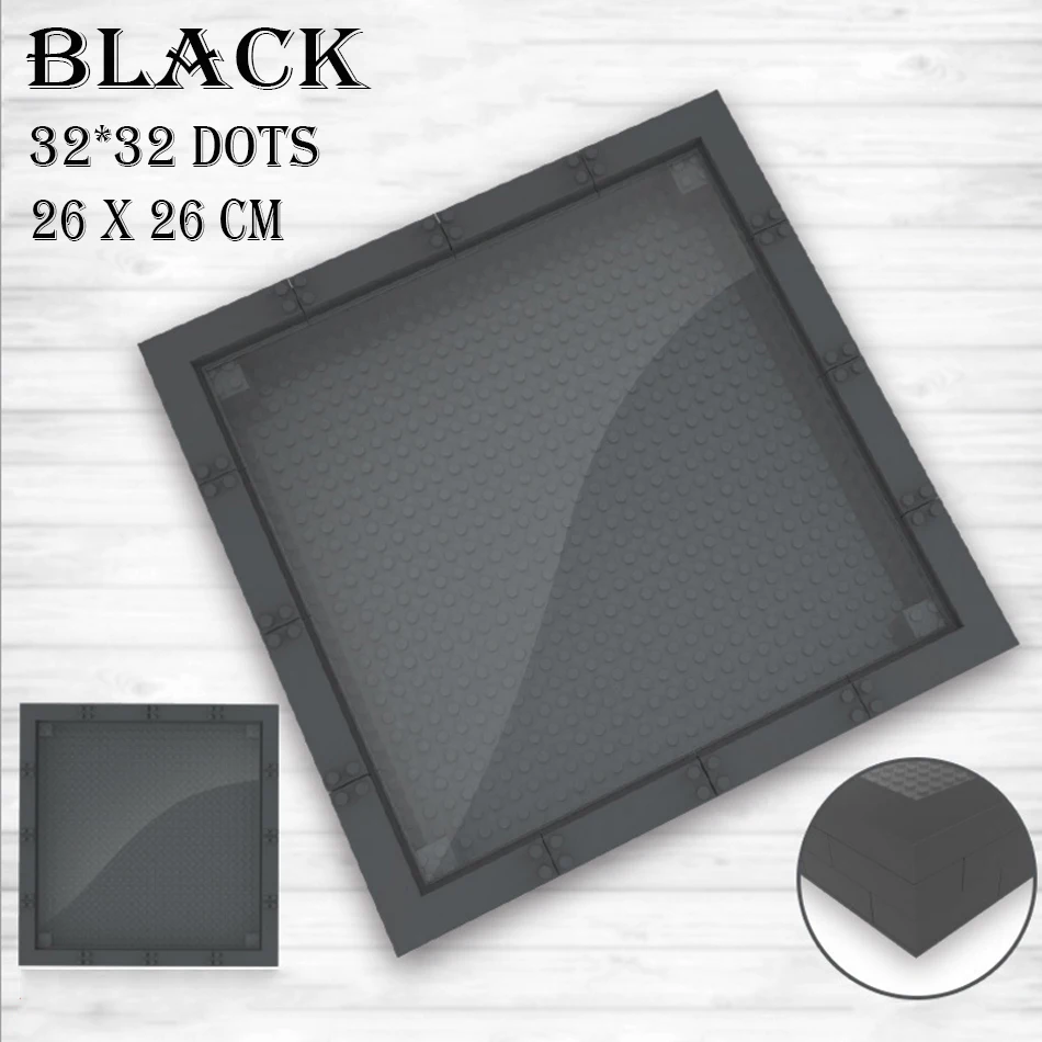 32*32 dots Frame Base Plates For Classic Bricks Baseplates Compatible Legoingly Figures Creator Building Blocks Children Toys