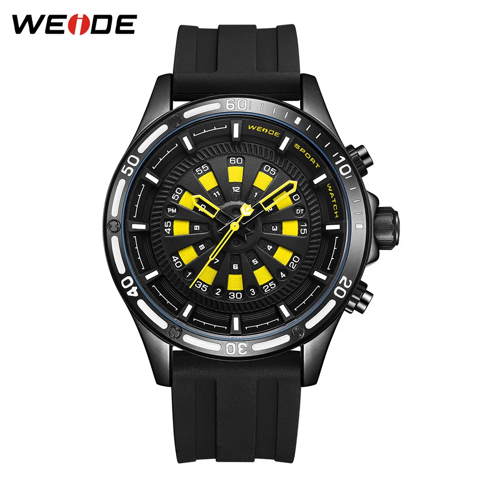 

WEIDE Military Army Men Sport Watch Waterproof Black Strap Watch LED Wristwatches Clock Relogio Masculino Outdoor 2018 New
