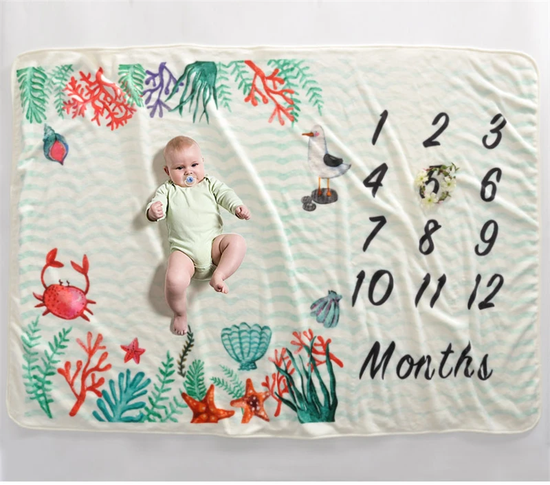 9 стильных милых многофункциональных детских одеял для фотосессии в честь рождения, игровые коврики, детское банное полотенце, декор для детской кровати