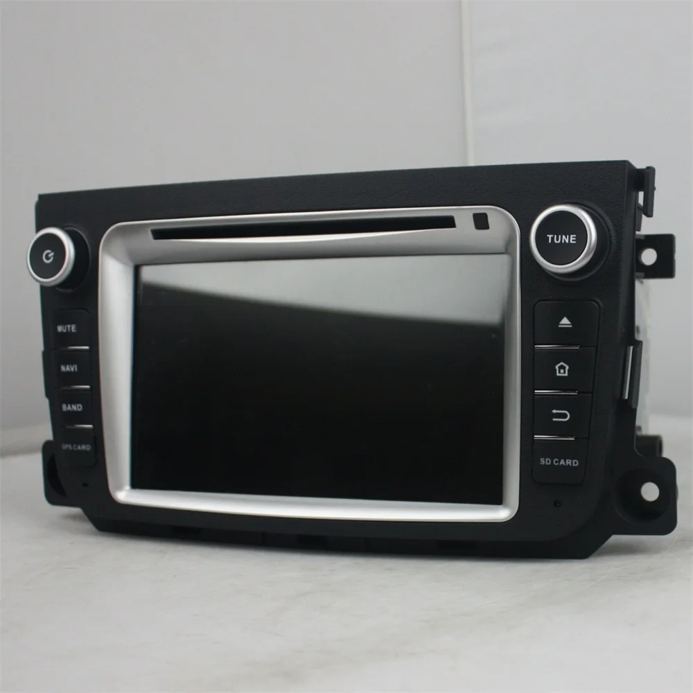 Best KLYDE 7" 2 Din Android 8.1 Quad Core Car Radio For BENZ SMART 2011-2012 DVD Player Stereo Audio Multimedia Player 2
