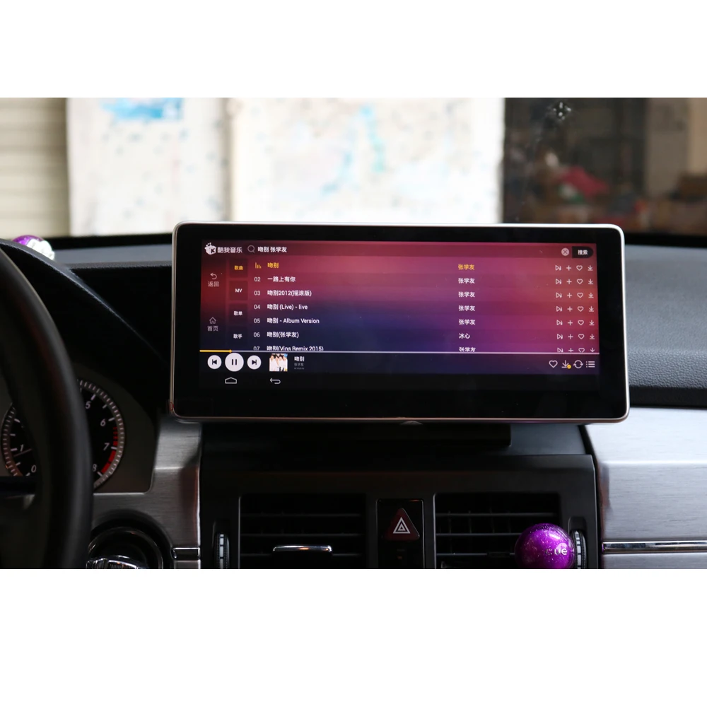 8 ядерный Процессор 2 + 32G Мобильный DVR Android 10 25 дюймов Дисплей для Mercedes Benz GLK 2008 2012