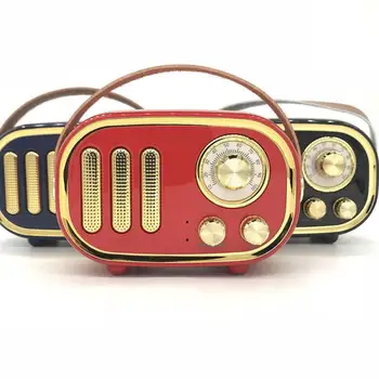 

F01 Retro Bluetooth Speakers Wireless 3D Stereo Bass HIFI Sound Quality Subwoofer Support FM TF Crad AUX mp3 Music Player