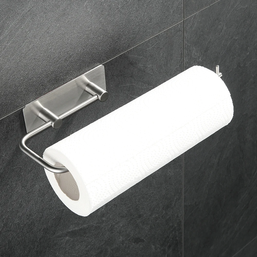 Stainless Steel Wall Mount Horizontal Paper Towel Holder Kitchen Paper Stainless Steel Paper Towel Holder Wall Mount