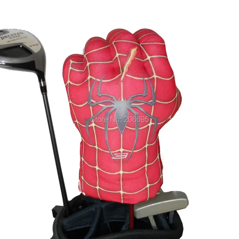 الحيوان غطاء الرأس لل 2fairway الخشب أو الهجين الغولف نادي الغولف رئيس ، العنكبوت الملاكمة قفاز