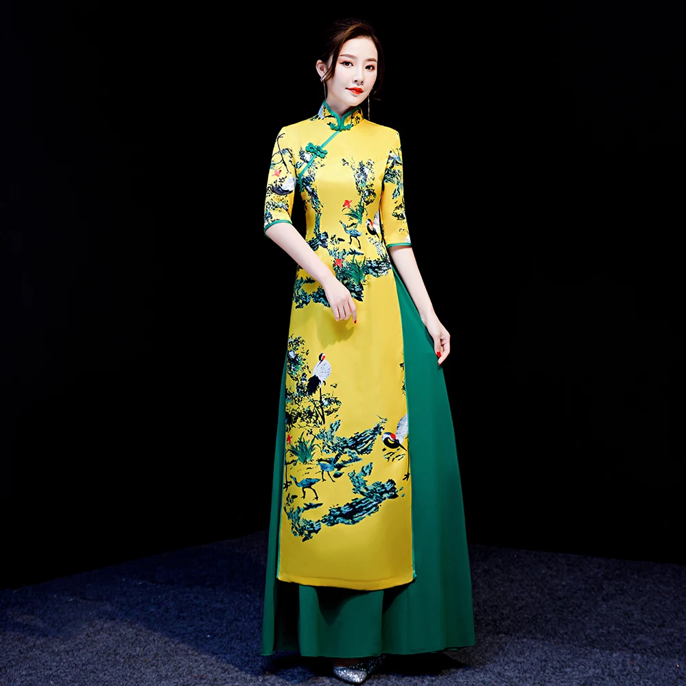 retro qipao