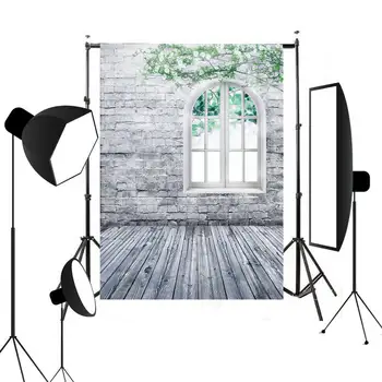 

Mayitr 3x5ft Retro Window Vinyl Studio Photography Backdrop Cloth Background Wall Pattern Suitable For Digital Cameras