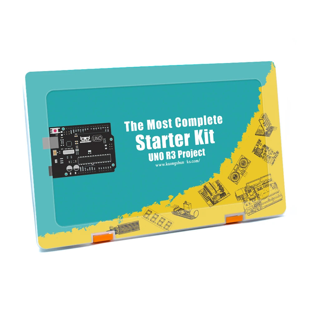 Супер стартовый набор для Arduino UNO R3 с компакт-диском обучающий Электронный Набор DIY с обучающим паровым набором детский подарок