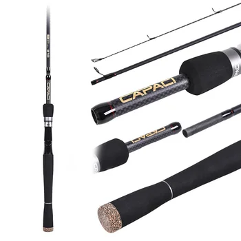 

Carbon Casting Fishing Rod Superhard Lure Wt 6-14LB Outdoor 6 Section Casting Fishing Rod Portable Aluminum Lure Fishing Rod