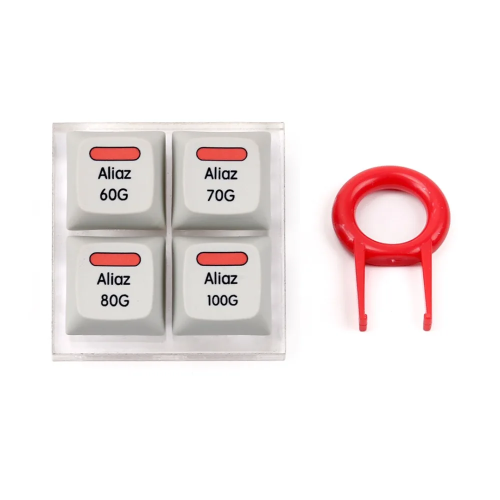 Aliaz silent тактильные тестер 60 г/70 г/80 г/100 г с XDA краситель-sub keycaps |