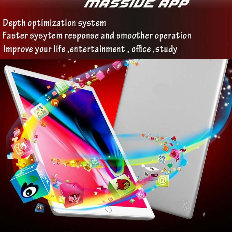 2019 новейший 10 1 дюймов 3g/4G LTE планшетный ПК две sim карты Android 8 0 Octa core 6 Гб ram 1280*800 ips wifi