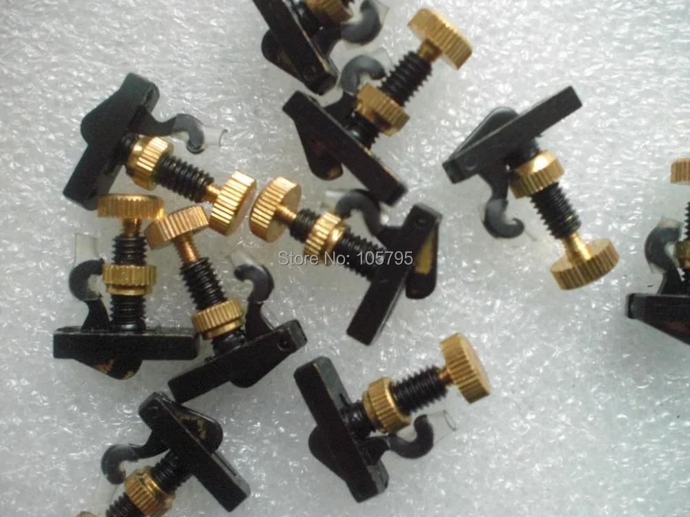 

12 PCs Brand New Quality British Hill style Violin Fine tuner 3/4 to 4/4 Black and Gold color