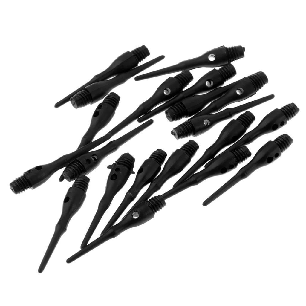 20Pcs 2BA Thread Soft Tip Dart Points for Electronic Dartboard Indoor Game Adult Dart Boards Target Backboard Supplies