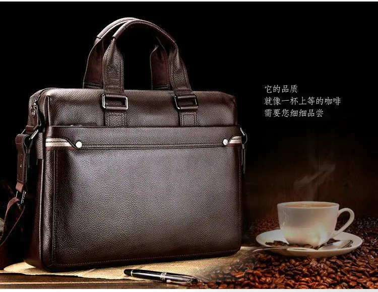 Высокая-класс мужской официальный документ single-сумка бизнес мужская сумка