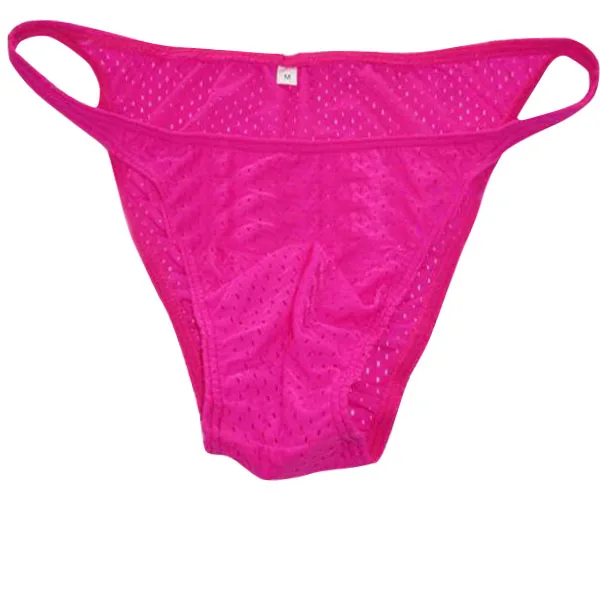 Sexy Men's Underwear Men Trousers Narrow Belt Small  Pants Bags Hip Hammers Small Mesh Briefs 2