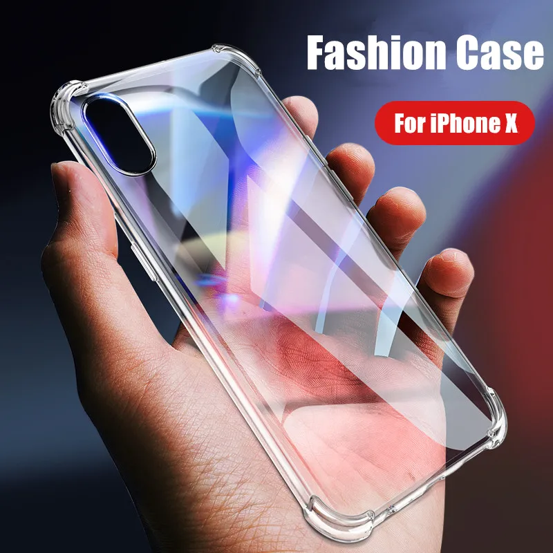 Buy Phone Cases For iPhone X 10 Clear Soft TPU Slim