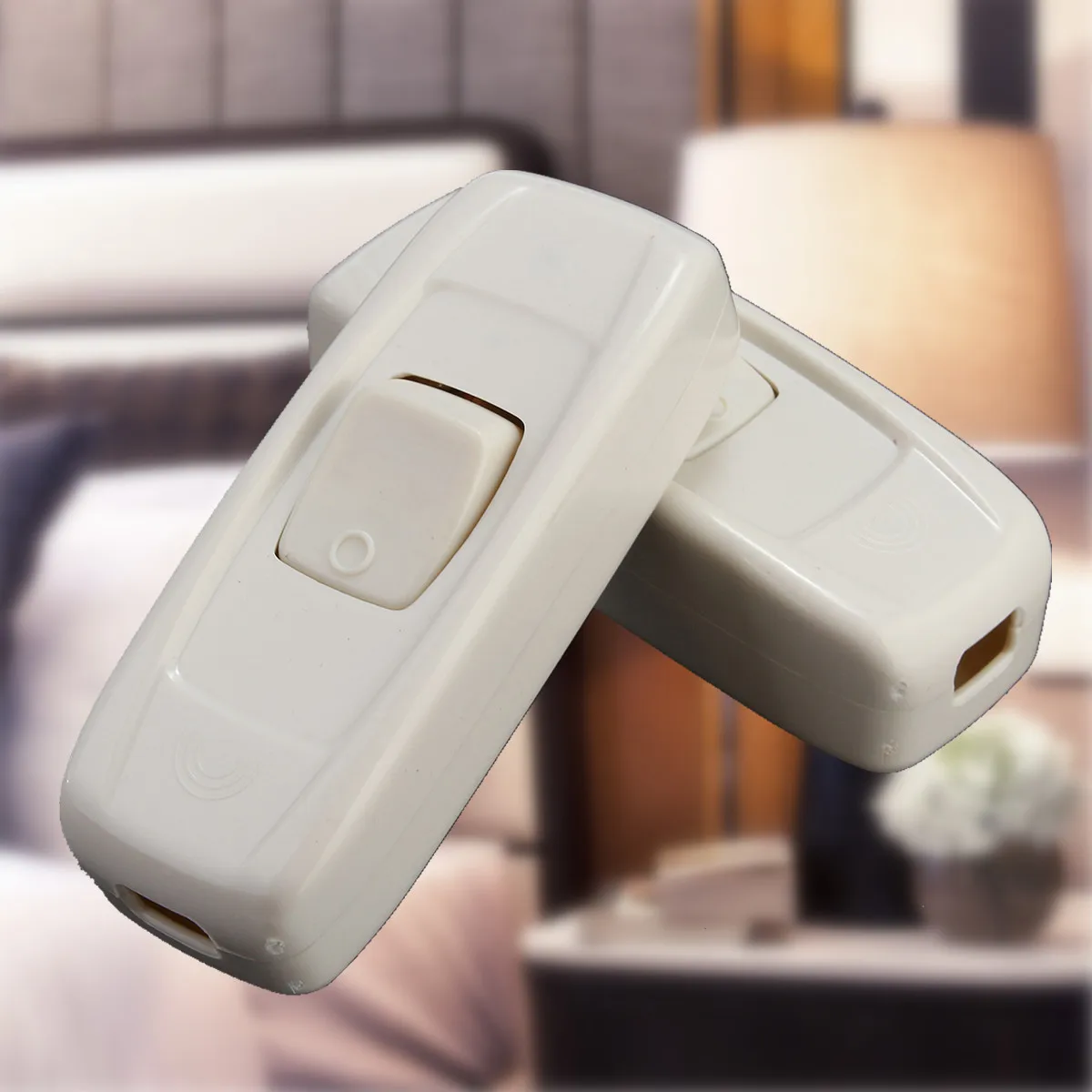 

2Pcs 250V Inline Switches Useful Table Lamp Desk Light Double Pole In Line Through Switch 10Amp for Cord Cable Led Switch On/Off