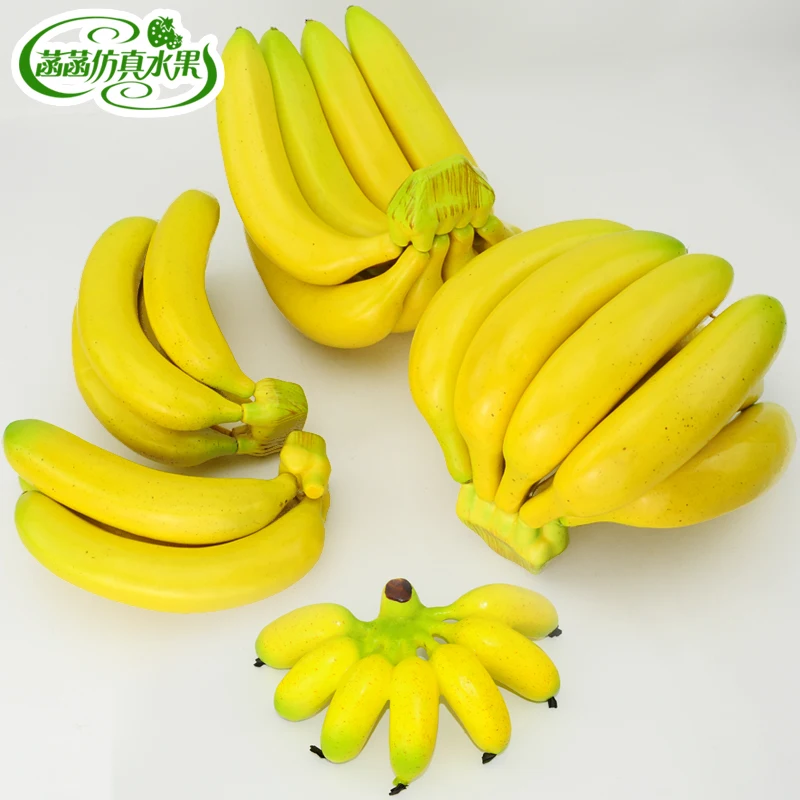 

Artificial banana emperor banana fruit model kitchen cabinet decoration props