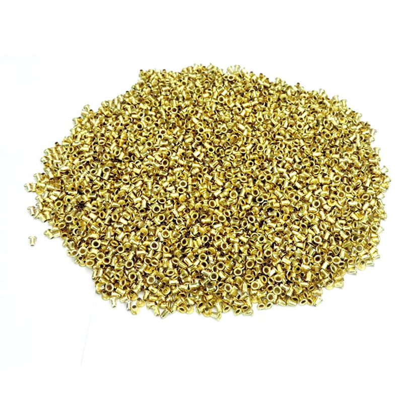 

2200-9900Pcs Bee Hive Copper Eye Bees Nest Box Foundation Plating Copper Eye Beehive Threading Hole Beekeeping Tools Equipment
