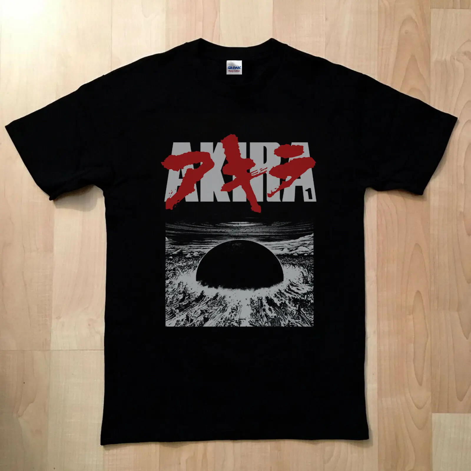 Винтажная Футболка Akira 1989 игра аниме фильм Япония Перепечатка размер S-5XL свободные черные мужские футболки Homme Tees