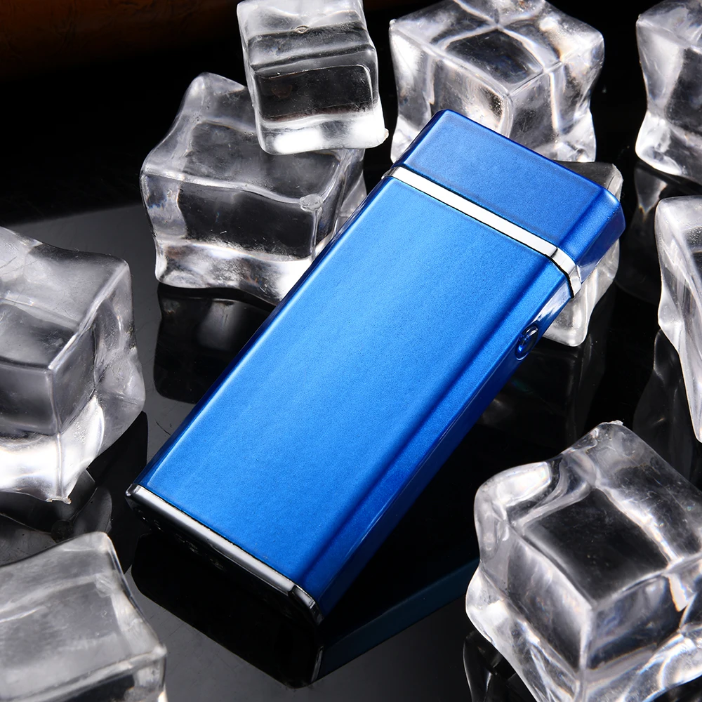 Новинка двойная дуга плазменная сигарета зажигалка USB перезаряжаемая