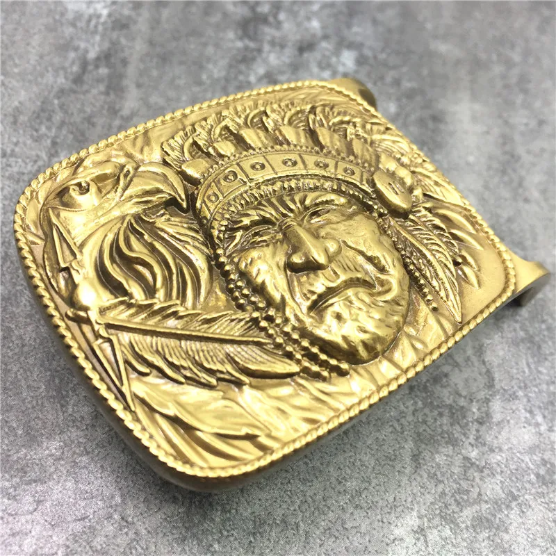 3D Chief Carved Belt Buckle (9)
