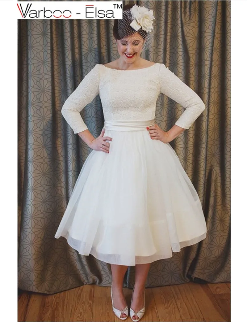Wedding Rustic Wedding Dress online get cheap rustic wedding dresses aliexpress com alibaba vintage dress 2016 lace bodice bridal gowns tea length short dress