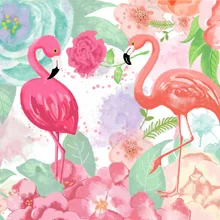 Полный квадратный 5D DIY Алмазная картина Фламинго вечерние украшение домашнего декора Алмазная мозаика на заказ фото и Прямая